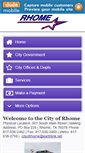 Mobile Screenshot of cityofrhome.com